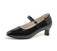 Eleganti da donna: eleganti e comodi tacchi alti con tacco sottile, versatili per la danza quotidiana, tomaia di alta qualità per un design senza tempo, Nero , 37 EU