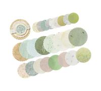 Eleganti dischi di carta per pianificatori creativi e libri di memoria, decorazioni artigianali retrò sottili e forniture per diari, decorazioni per biglietti fatti a mano