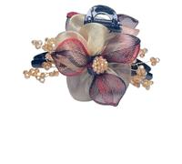Eleganti forcine for capelli con fiori da donna - Eleganti clip a forma di squalo for le mamme - Perfette for acconciature sulla nuca(Silkyarncopperwireflower)