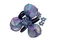 Eleganti forcine for capelli con fiori da donna - Eleganti clip a forma di squalo for le mamme - Perfette for acconciature sulla nuca(Fuchsiabluethree)