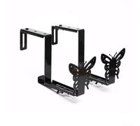 Eleganti ganci in ferro per vasi da fiori da balcone per appendere cesti e casette per uccelli nel tuo spazio esterno