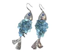 Eleganti ganci per orecchie pesce con frange oversize Orecchini pendenti alla Accessori per orecchie pesce adatti a vari abiti Decorazione gioielli per feste