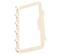 Eleganti ganci per porta con design semplice, robusti ganci adesivi a sei collegamenti per porta per vestiti e asciugamani senza marcatura Design gancio in acciaio al carbonio