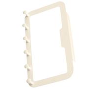 Eleganti ganci per porta con design semplice, robusti ganci adesivi a sei collegamenti per porta per vestiti e asciugamani senza marcatura Design gancio in acciaio al carbonio