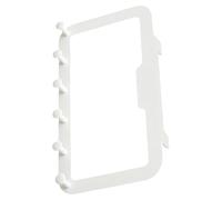 Eleganti ganci per porta con design semplice, robusti ganci adesivi a sei collegamenti per porta per vestiti e asciugamani senza marcatura Design gancio in acciaio al carbonio