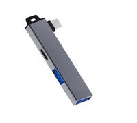 Eleganti hub USB C Hub espansione tipo C con design a sospeso per un facile trasporto e un ' ampia compatibilità Adattatore in lega alluminio
