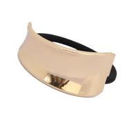 Eleganti legami per capelli in metallo oro e argento Polsini a coda di cavallo Elastici Legami per Capelli Per Aspetto Alla Moda Delle Donne