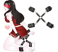 ̣ σ eleganti manette in pelle nera per offrirvi un'esperienza unica e individuale