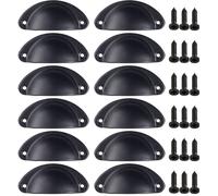Eleganti maniglie con guscio per armadi e cassetti set di 12 colori multipli