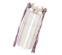 Eleganti nappe in lega fatte a mano, velo con frange per coprire il viso, accessori per artisti di danza e amanti dei costumi, misterioso ed elegante, Misura unica, come descritto