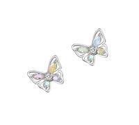 Eleganti orecchini a farfalla con zirconi per aggiungere un tocco di grazia a qualsiasi occasione, feste, forniture versatili orecchini occasione