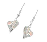 Eleganti orecchini a forma di cuore a goccia L'amore e il romanticismo Accessori Gioielli di San Valentino per le donne Eleganti orecchini bianchi simbolizzano, Taglia unica, come descritto