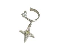 Eleganti orecchini a forma di stella, zirconia cubica dorata, gioielli di moda coreani accessori di moda