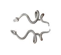 Eleganti orecchini a spirale a serpente ipoallergenicamente gioielli in lega per le donne Design unico Twist Serpenti Accessori per le orecchie misteriosi orecchini a serpente, Misura unica, come