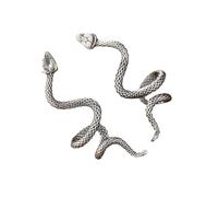 Eleganti orecchini a spirale a serpente ipoallergenicamente gioielli in lega per le donne Design unico Twist Serpenti Accessori per le orecchie misteriosi orecchini a serpente, Misura unica, come