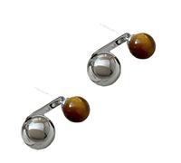 Eleganti orecchini con pietra di cristallo in stile geometrico, eleganti orecchini per spostamenti quotidiani e feste serali orecchini in pietra naturale