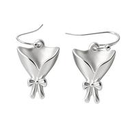 Eleganti orecchini da donna in lega d'oro e argento, gioielli creativi, bouquet di fiori, per primavera, estate, festa della mamma, compleanno, vacanze, moglie, figlia, sorella, Siehe Beschreibung