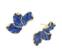 Eleganti orecchini in lega con foglia d'acero e fiori portatili per gli appassionati di stili retrò alla ricerca di accessori unici orecchini abbigliamento casual