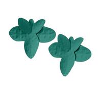 Eleganti orecchini multiuso a forma di petali, realizzati con materiali metallici robusti, per donne, alla moda, con petali floreali, One Size, come descritto, come descritto