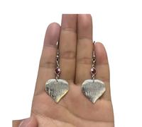 Eleganti orecchini pendenti a forma di cuore con accento portatile, gioielli alla moda portatili per l'uso quotidiano o celebrazioni orecchini a tema amore, Misura unica, come descritto, come