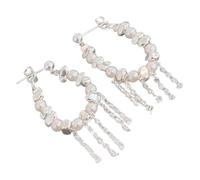 Eleganti orecchini pendenti con perline artigianali in lega per le donne da indossare tutti i giorni orecchini pendenti con perline fatti a mano