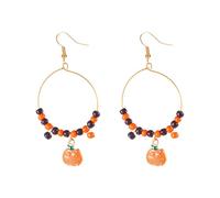 Eleganti orecchini pendenti di Halloween con pipistrello ragni fascino gotico gioielli accessori per le orecchie per le donne notte indossare accessori unici per le orecchie di Halloween, Misura unica