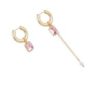 Eleganti orecchini pendenti quadrati con perline di vetro set con frangia dettagli per madre sorella amica moda imitazione perle nappe gioielli, One Size, come descritto, come descritto