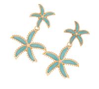 Eleganti orecchini unici a cinque petali di fiore penetranti eleganti gioielli per feste accessori per l'orecchio per le donne di moda in avanti orecchini a fiore a cinque petali