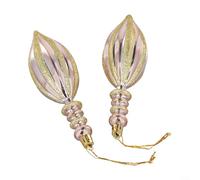 Eleganti ornamenti natalizi in plastica per migliorare il tuo albero e la decorazione della casa durante le festività natalizie (APYX241)