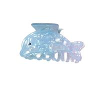 Eleganti ornamenti per capelli che combinano motivi di conchiglie e stelle marine con comoda clip per capelli antiscivolo in acetato
