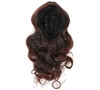 Eleganti parrucche ricce lunghe marroni nere per le donne Halloween Cosplay Party Parrucche sintetiche ondulate Alla moda dall'aspetto naturale Confortevole Rete traspirante Fibra