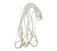 Eleganti perle artificiali catena in vita nappe gioielli per il corpo per le donne festa di nozze vestito casual moda decorazione della vita multiuso nappe catena cintura