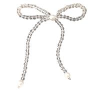 Eleganti perle Bowknot Appliques Hairlcip accessori gioielli che fanno materiali fatti a mano clip per capelli patch Decors
