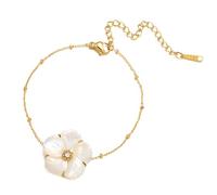 Eleganti perle floreali che offrono stili eleganti e versatilità, si abbinano a qualsiasi abbigliamento, dal casual al formale fiore perle, Misura unica, come descritto