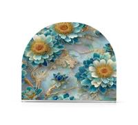 Eleganti portatovaglioli in acrilico blu e bianco per cocktail in fattoria autoportante da tavolo dispenser di tovaglioli decorazione per la casa per cocktail in fattoria confezione da 2