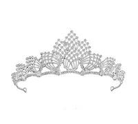 Eleganti previsti per matrimoni della corona per matrimoni principessa feste di compleanno corona da sposa decorazione cristallina tiara per donne (frammento) tiara da sposa da ballo di spunti per i