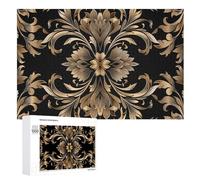 Eleganti puzzle decorativi floreali 1000 pezzi puzzle in legno personalizzato foto puzzle per adulti amici immagine puzzle regali per matrimonio, compleanno, San Valentino, decorazione della casa