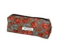 Eleganti sacchetti multiuso in velluto a coste per penne, strumenti di trucco artistici, design a lunga durata, organizer per matite in velluto a coste