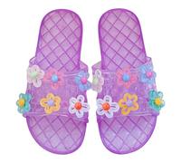 Eleganti sandali con cristalli e ciabatte da spiaggia trasparenti in gelatina per l'estate, adatte all'acqua e perfette per la spiaggia. (Purple, 37)