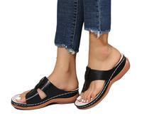 Eleganti sandali da donna in pelle per correggere l'alluce valgo per le donne, sandali estivi per le donne, sollievo dall'alluce valgo, sandali da donna antiscivolo per la correzione dell'alluce valgo