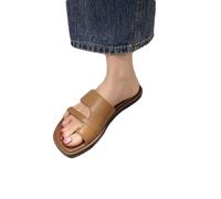Eleganti Sandali da Donna per correggere l'alluce valgo, Sandali da infilare per alleviare l'alluce valgo(Brown,36 EU)
