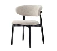 Eleganti sedie da pranzo imbottite moderne con gambe in legno, eleganti sedie laterali per cucina, soggiorno e vanità, comode sedute per la decorazione della casa