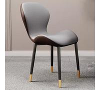 Eleganti sedie da pranzo in pelle PU con gambe in metallo, comode sedie moderne per sala da pranzo, cucina, soggiorno e hotel, design chic