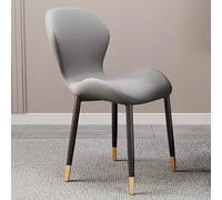 Eleganti sedie da pranzo in pelle PU con gambe in metallo, comode sedie moderne per sala da pranzo, cucina, soggiorno e hotel, design per uso domestico e alberghiero