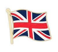 Eleganti spille realizzate in metallo per riunioni diplomatiche e viaggi attraversano il confine spille alla moda, One Size, come descritto