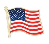 Eleganti spille realizzate in metallo per riunioni diplomatiche e viaggi attraversano il confine spille alla moda, One Size, come descritto
