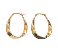 Eleganti strisce Mobiuses ispirano elegante orecchino ad anello ornamento per le donne accessorio portatile per ogni occasione speciale gioielli all'orecchio alla moda, Misura unica, come descritto