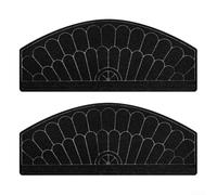 Eleganti tappetini per scale assorbenti con un design elegante per mantenere le scale al sicuro (nero)