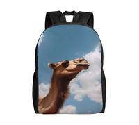 Eleganti Zaino Università Camel Looking Up At The Sky Borsa Da Viaggio Impermeabile Zaino Per Le Scuole Per Idea Regalo, Studenti, Adulti, 42X32X14Cm