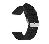 Elegantyl 18mm 20mm 22mm 24mm Cinturino a sgancio rapido Cinturino in nylon NATO Cinturino per orologio Accessori per orologi, Nero, 18mm